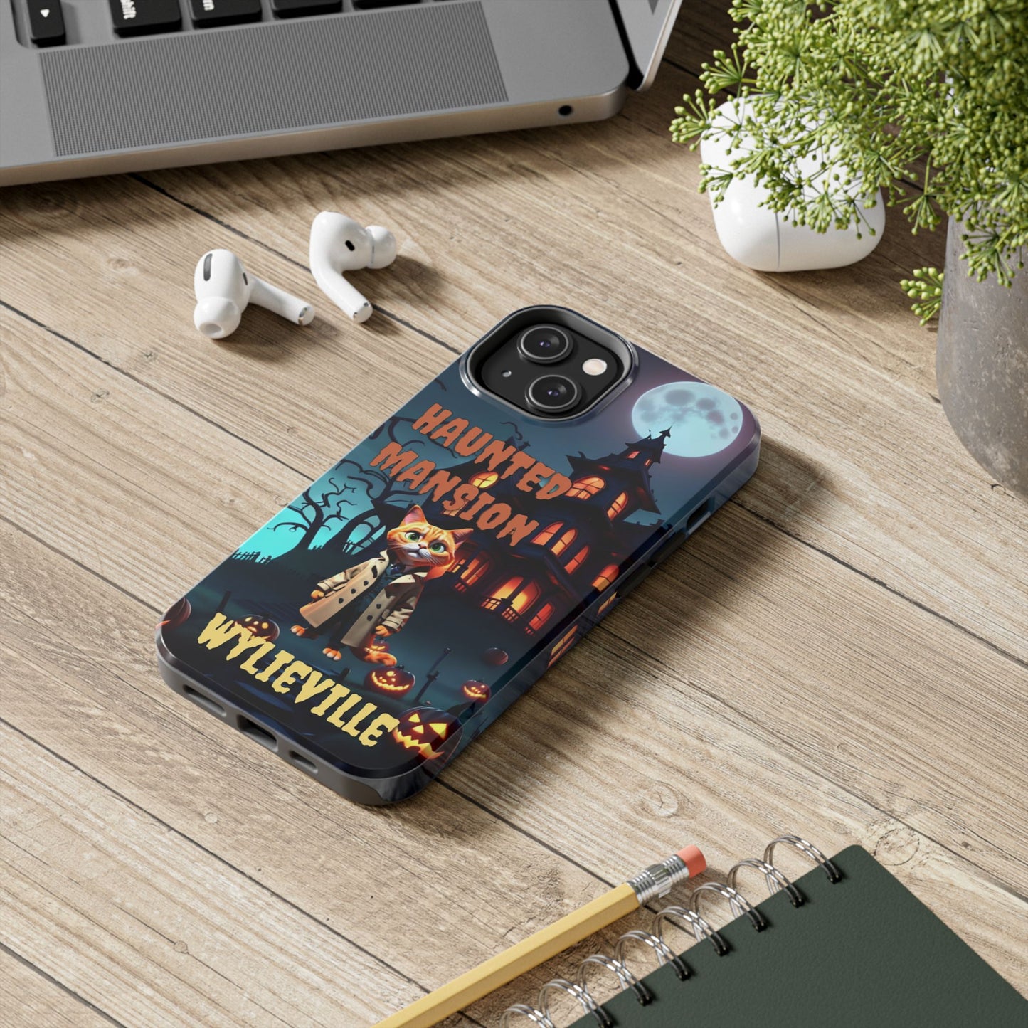 Wylieville: Haunted Mansion Tough iPhone 14 Case