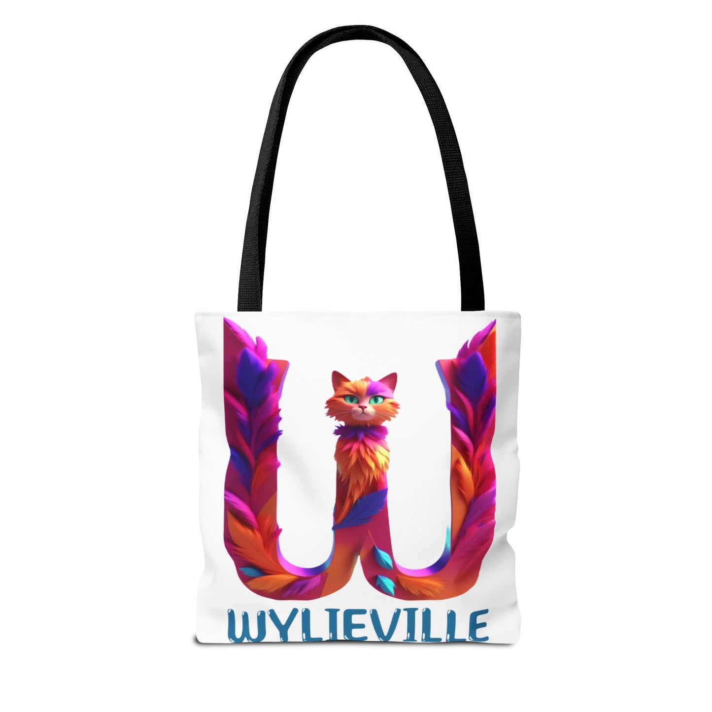 Wylieville Brand Tote Bag - White/Blue