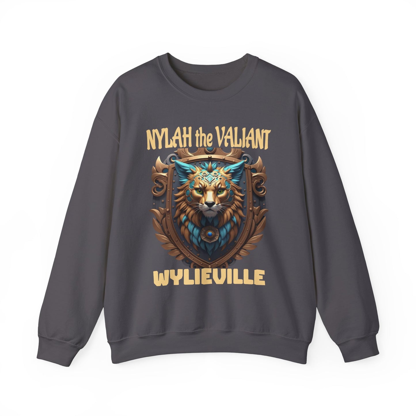 Wylieville After Dark: Nylah the Valiant  Heavy Blend Crewneck Sweatshirt