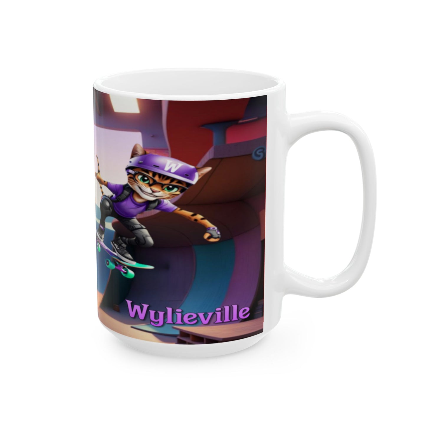 Wylieville: Roxy & The Riddle Readers Ceramic Mug, (15oz)