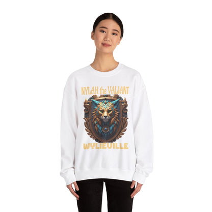 Wylieville After Dark: Nylah the Valiant  Heavy Blend Crewneck Sweatshirt