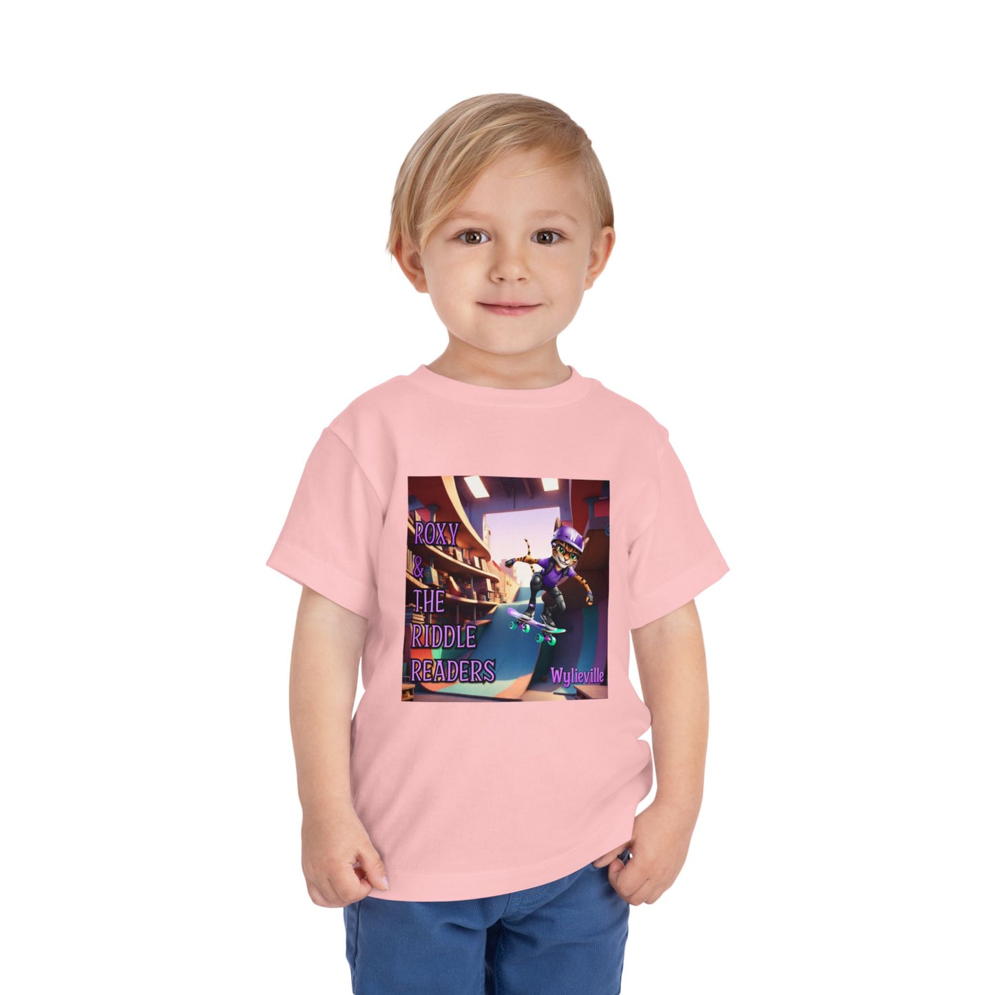 Wylieville: Roxy & The Riddle Readers Toddler Short Sleeve Tee