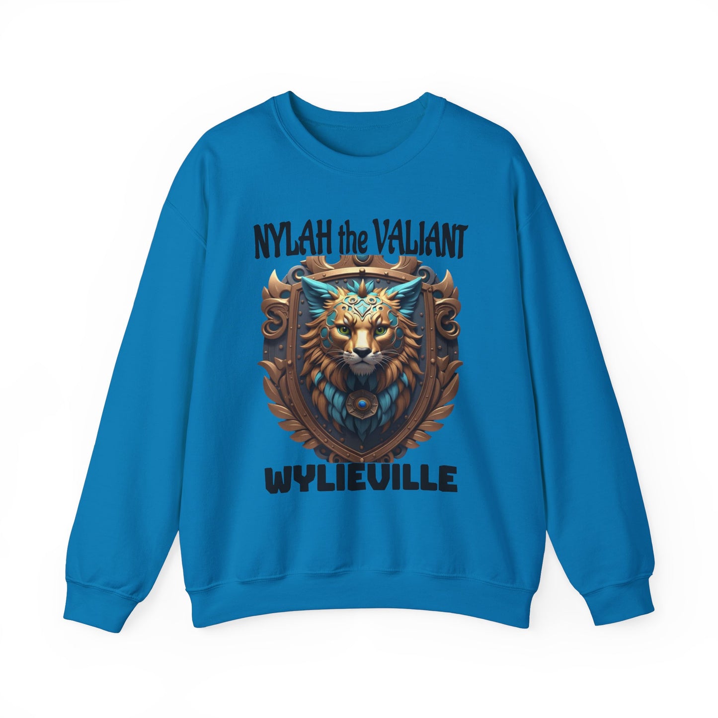 Wylieville After Dark: Nylah the Valiant  Heavy Blend Crewneck Sweatshirt