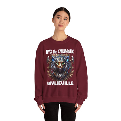 Wylieville After Dark: Nyx the Enigmatic Heavy Blend Crewneck Sweatshirt