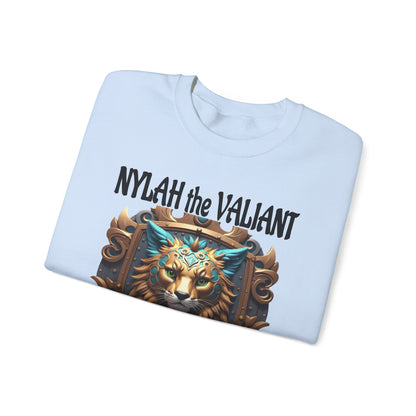 Wylieville After Dark: Nylah the Valiant  Heavy Blend Crewneck Sweatshirt