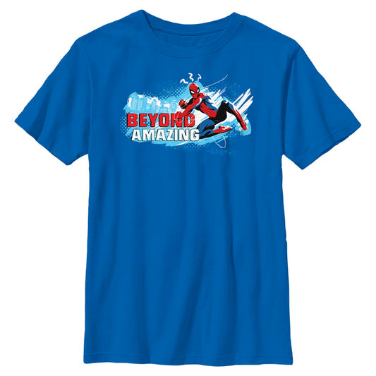 Boy's Marvel Spider-Man Beyond Amazing BEYOND SWING POSE T-Shirt