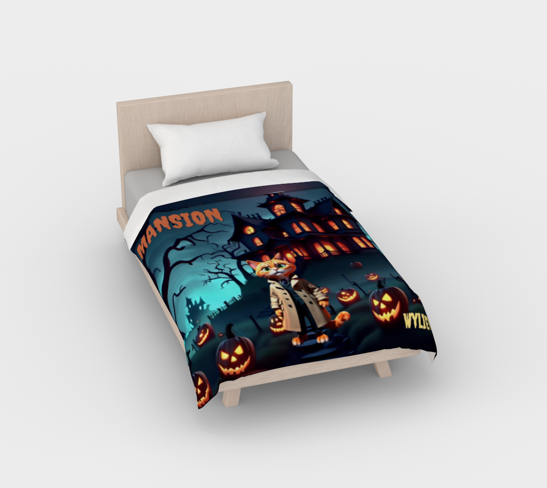 Wylieville: Haunted Mansion Twin Duvet