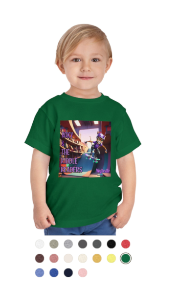 Wylieville: Roxy & The Riddle Readers Toddler Short Sleeve Tee